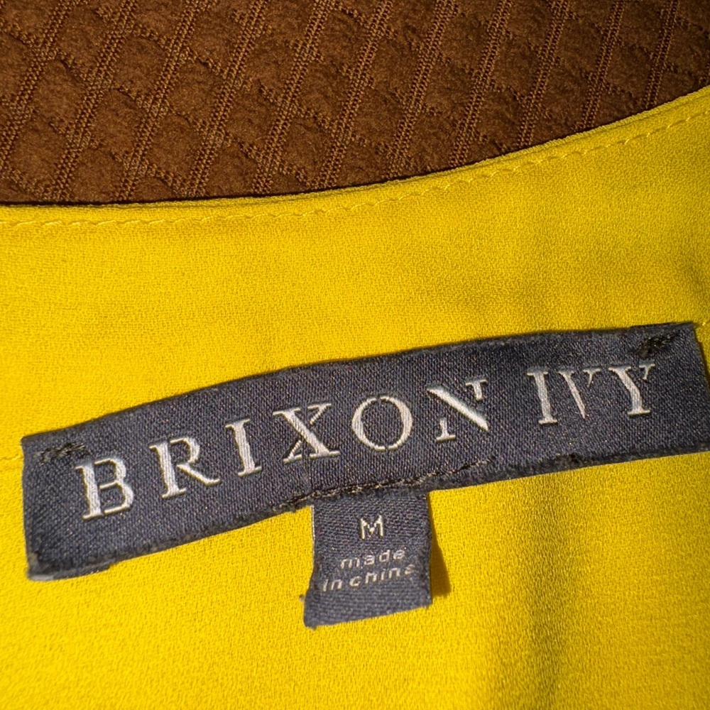 Brixon Ivy Vibrant Yellow Blouse